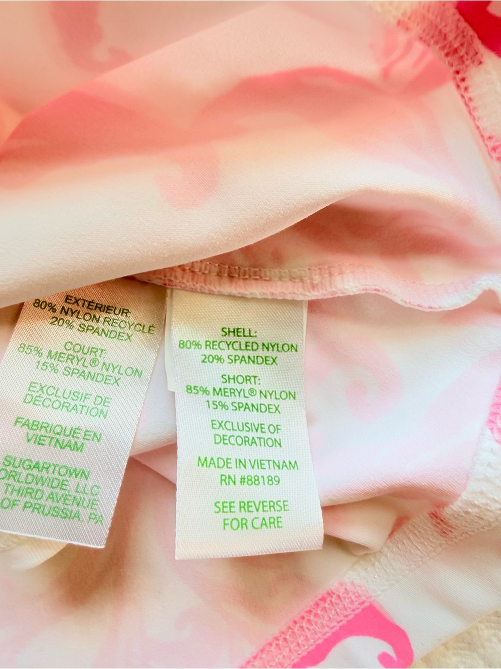 Lilly Pulitzer Aila Skort UPF 50+, Rousseau Pink Glisten in the Sun | Size Small - Picture 8 of 10